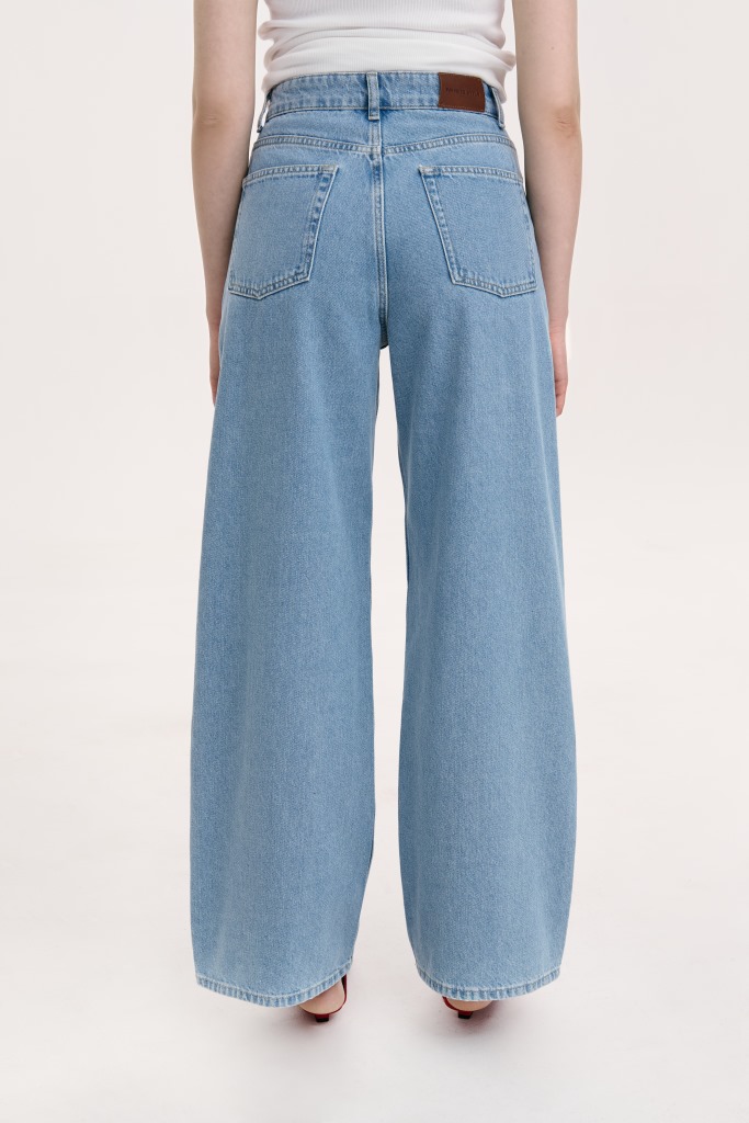 ДЖИНСИ РОЗСЛАБЛЕНОГО КРОЮ ПАЛАЦЦО 25 зображення 3